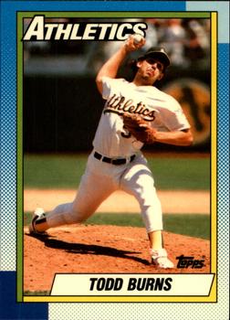 1990 Topps - Collector's Edition (Tiffany) #369 Todd Burns Front