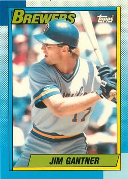 1990 Topps - Collector's Edition (Tiffany) #417 Jim Gantner Front