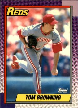 1990 Topps - Collector's Edition (Tiffany) #418 Tom Browning Front