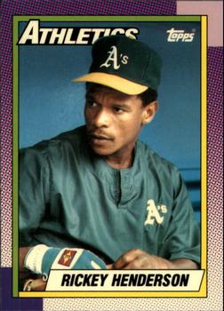 1990 Topps - Collector's Edition (Tiffany) #450 Rickey Henderson Front