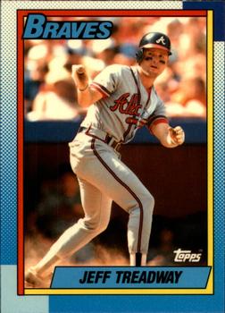 1990 Topps - Collector's Edition (Tiffany) #486 Jeff Treadway Front