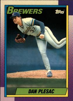 1990 Topps - Collector's Edition (Tiffany) #490 Dan Plesac Front