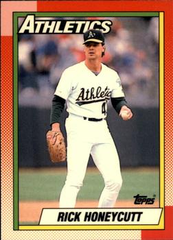 1990 Topps - Collector's Edition (Tiffany) #582 Rick Honeycutt Front