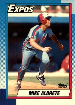 1990 Topps - Collector's Edition (Tiffany) #589 Mike Aldrete Front