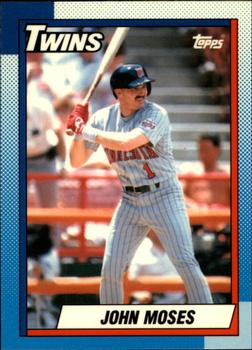 1990 Topps - Collector's Edition (Tiffany) #653 John Moses Front