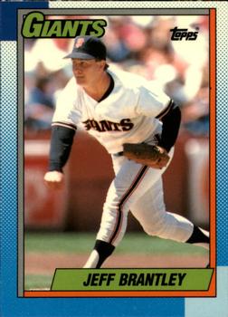 1990 Topps - Collector's Edition (Tiffany) #703 Jeff Brantley Front