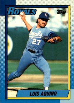 1990 Topps - Collector's Edition (Tiffany) #707 Luis Aquino Front