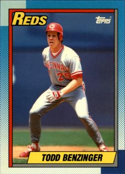 1990 Topps - Collector's Edition (Tiffany) #712 Todd Benzinger Front