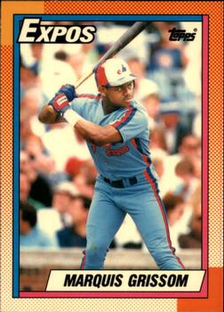 1990 Topps - Collector's Edition (Tiffany) #714 Marquis Grissom Front