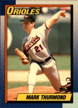 1990 Topps - Collector's Edition (Tiffany) #758 Mark Thurmond Front