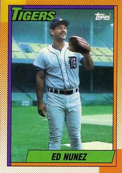 1990 Topps - Collector's Edition (Tiffany) #586 Edwin Nunez Front