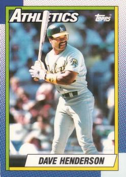 1990 Topps - Collector's Edition (Tiffany) #68 Dave Henderson Front