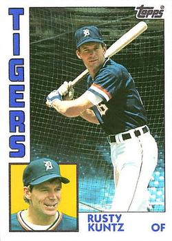 1984 Topps Traded - Limited Edition (Tiffany) #66T Rusty Kuntz Front