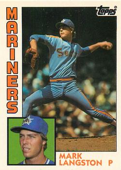 1984 Topps Traded - Limited Edition (Tiffany) #70T Mark Langston Front