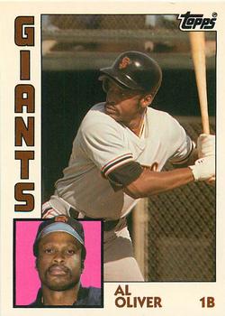 1984 Topps Traded - Limited Edition (Tiffany) #87T Al Oliver Front