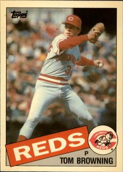 1985 Topps Traded - Limited Edition (Tiffany) #11T Tom Browning Front