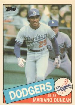 1985 Topps Traded - Limited Edition (Tiffany) #32T Mariano Duncan Front