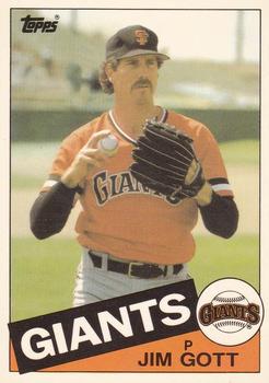 1985 Topps Traded - Limited Edition (Tiffany) #40T Jim Gott Front