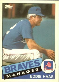 1985 Topps Traded - Limited Edition (Tiffany) #44T Eddie Haas Front