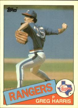 1985 Topps Traded - Limited Edition (Tiffany) #47T Greg Harris Front