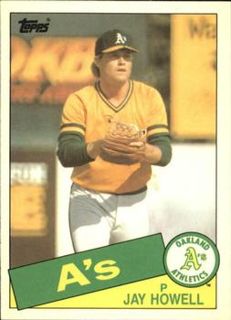 1985 Topps Traded - Limited Edition (Tiffany) #57T Jay Howell Front