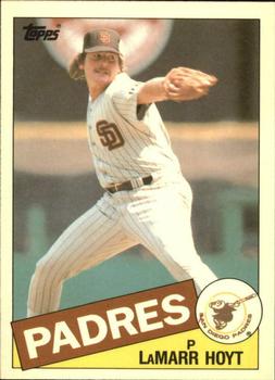 1985 Topps Traded - Limited Edition (Tiffany) #59T LaMarr Hoyt Front