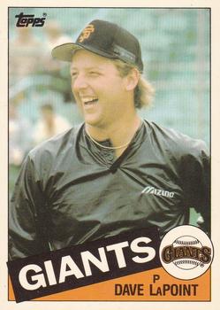 1985 Topps Traded - Limited Edition (Tiffany) #71T Dave LaPoint Front