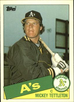 1985 Topps Traded - Limited Edition (Tiffany) #120T Mickey Tettleton Front