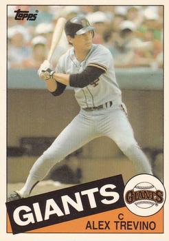 1985 Topps Traded - Limited Edition (Tiffany) #123T Alex Trevino Front