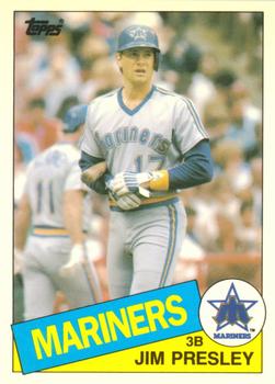 1985 Topps Traded - Limited Edition (Tiffany) #92T Jim Presley Front