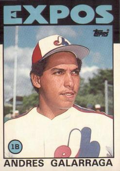 1986 Topps Traded - Limited Edition (Tiffany) #40T Andres Galarraga Front