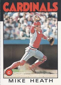 1986 Topps Traded - Limited Edition (Tiffany) #46T Mike Heath Front