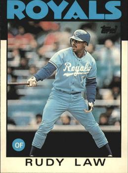 1986 Topps Traded - Limited Edition (Tiffany) #62T Rudy Law Front