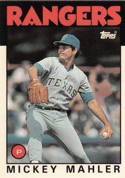 1986 Topps Traded - Limited Edition (Tiffany) #68T Mickey Mahler Front