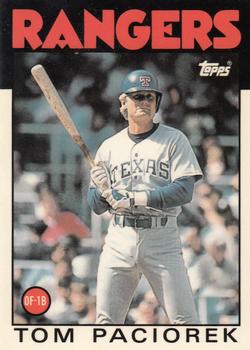 1986 Topps Traded - Limited Edition (Tiffany) #83T Tom Paciorek Front