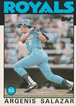 1986 Topps Traded - Limited Edition (Tiffany) #96T Argenis Salazar Front