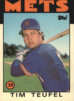 1986 Topps Traded - Limited Edition (Tiffany) #109T Tim Teufel Front