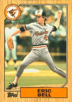 1987 Topps Traded - Limited Edition (Tiffany) #3T Eric Bell Front
