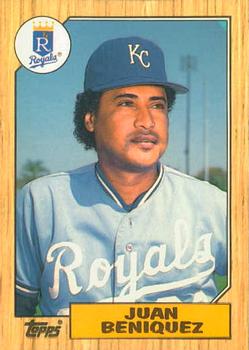 1987 Topps Traded - Limited Edition (Tiffany) #4T Juan Beniquez Front