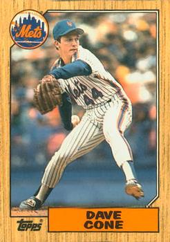1987 Topps Traded - Limited Edition (Tiffany) #24T David Cone Front