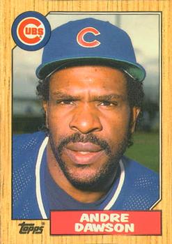 1987 Topps Traded - Limited Edition (Tiffany) #27T Andre Dawson Front