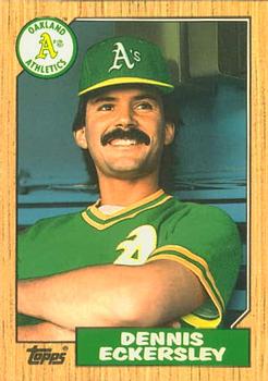 1987 Topps Traded - Limited Edition (Tiffany) #31T Dennis Eckersley Front