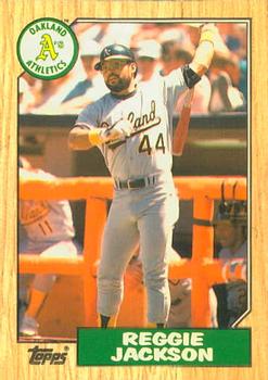 1987 Topps Traded - Limited Edition (Tiffany) #52T Reggie Jackson Front