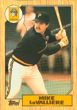 1987 Topps Traded - Limited Edition (Tiffany) #61T Mike LaValliere Front