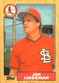 1987 Topps Traded - Limited Edition (Tiffany) #65T Jim Lindeman Front