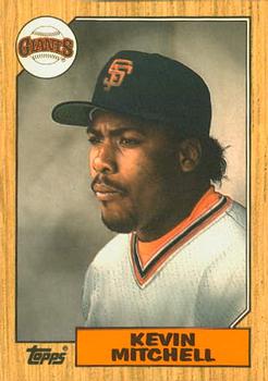 1987 Topps Traded - Limited Edition (Tiffany) #81T Kevin Mitchell Front