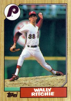 1987 Topps Traded - Limited Edition (Tiffany) #103T Wally Ritchie Front