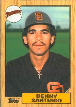 1987 Topps Traded - Limited Edition (Tiffany) #109T Benny Santiago Front