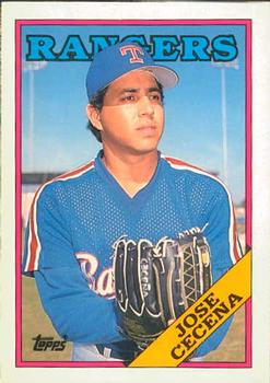 1988 Topps Traded - Limited Edition (Tiffany) #26T Jose Cecena Front