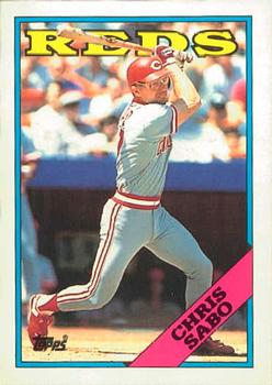 1988 Topps Traded - Limited Edition (Tiffany) #98T Chris Sabo Front
